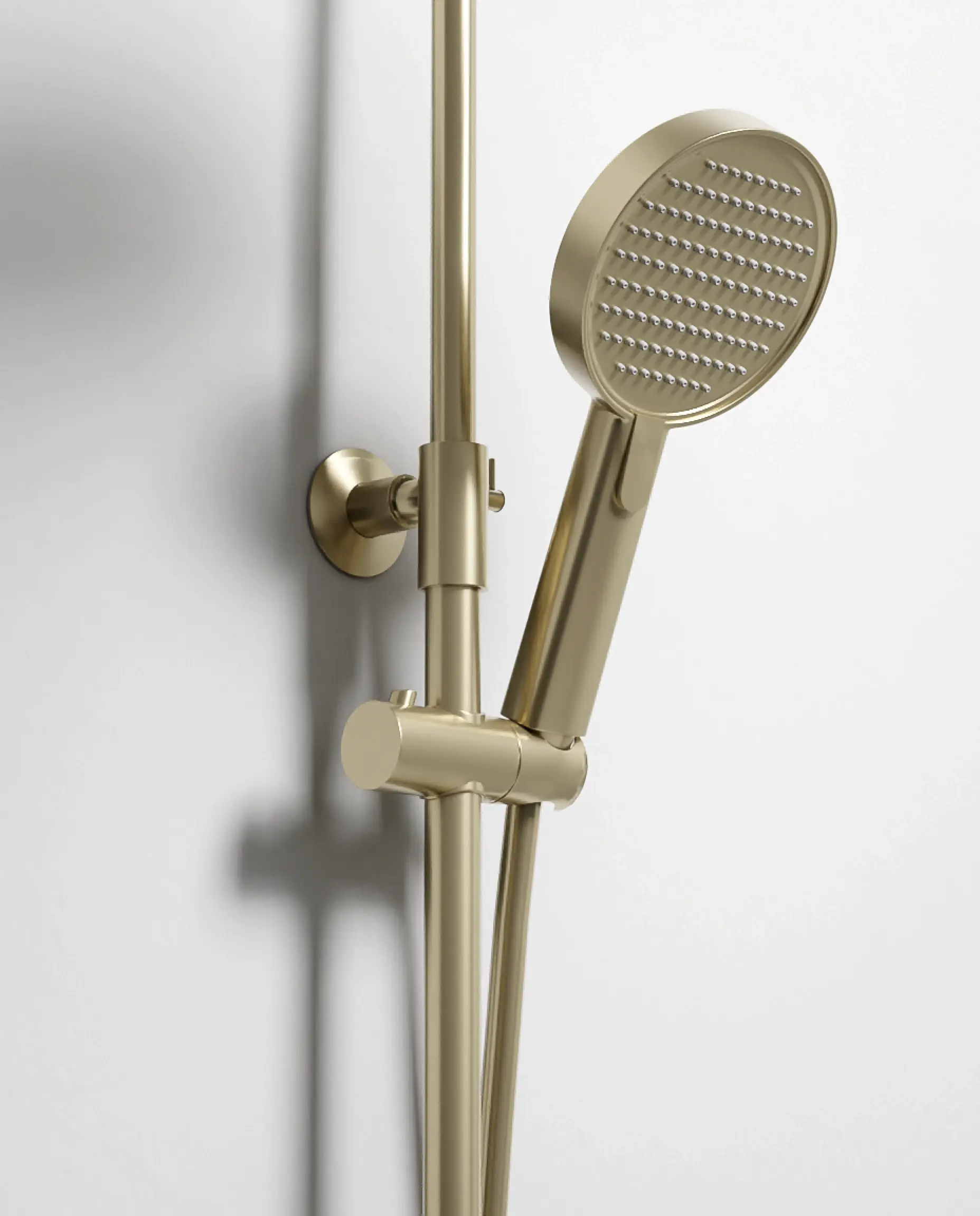 Colonne bain douche thermostatique, Champagne, Madeleine       