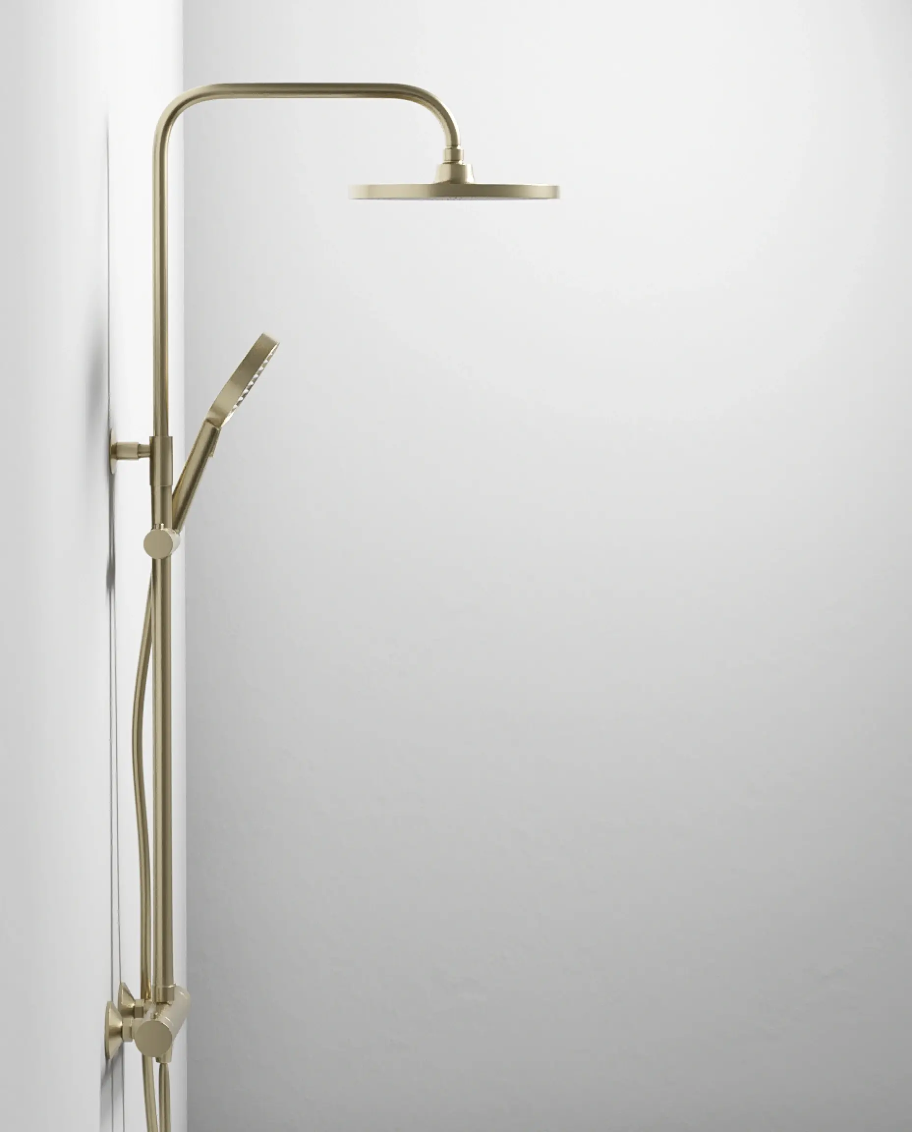 Colonne de douche thermostatique, Champagne, Madeleine  