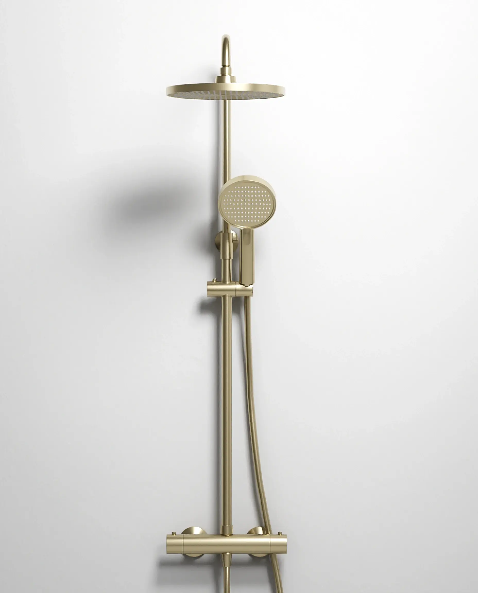 Colonne de douche thermostatique, Champagne, Madeleine  