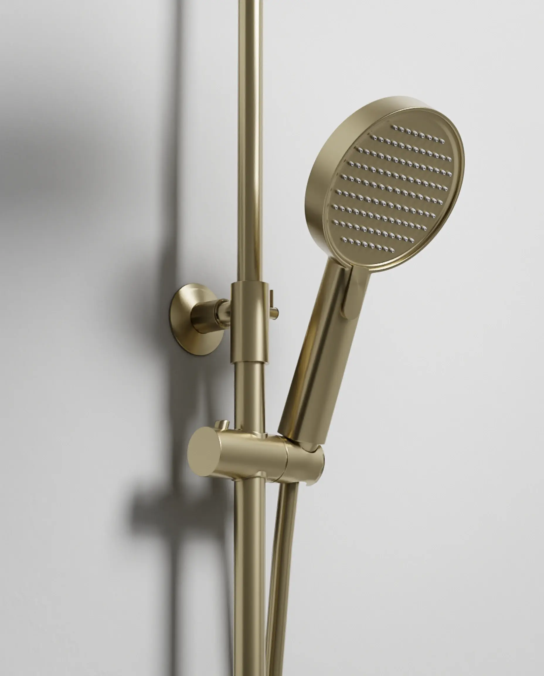 Colonne de douche thermostatique, Champagne, Madeleine  