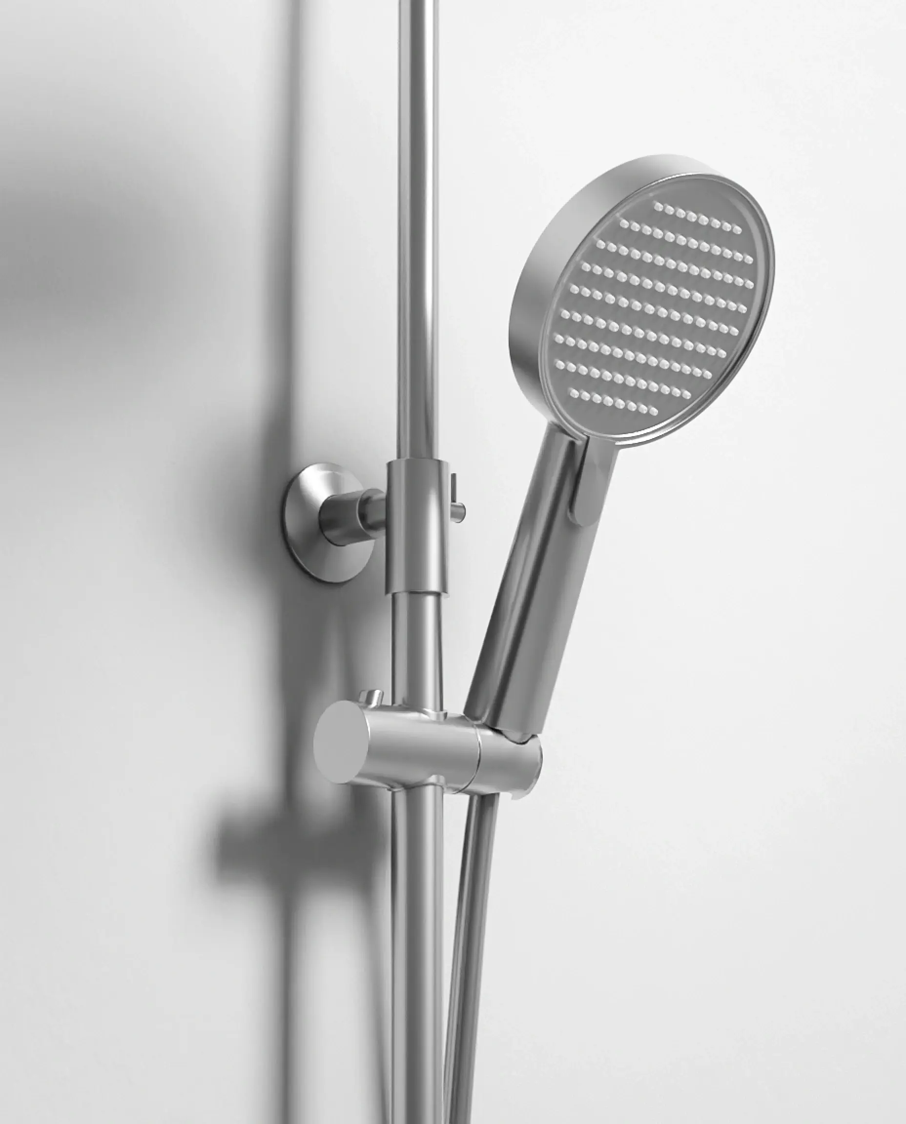 Colonne de douche mitigeur, Silver white, Madeleine      