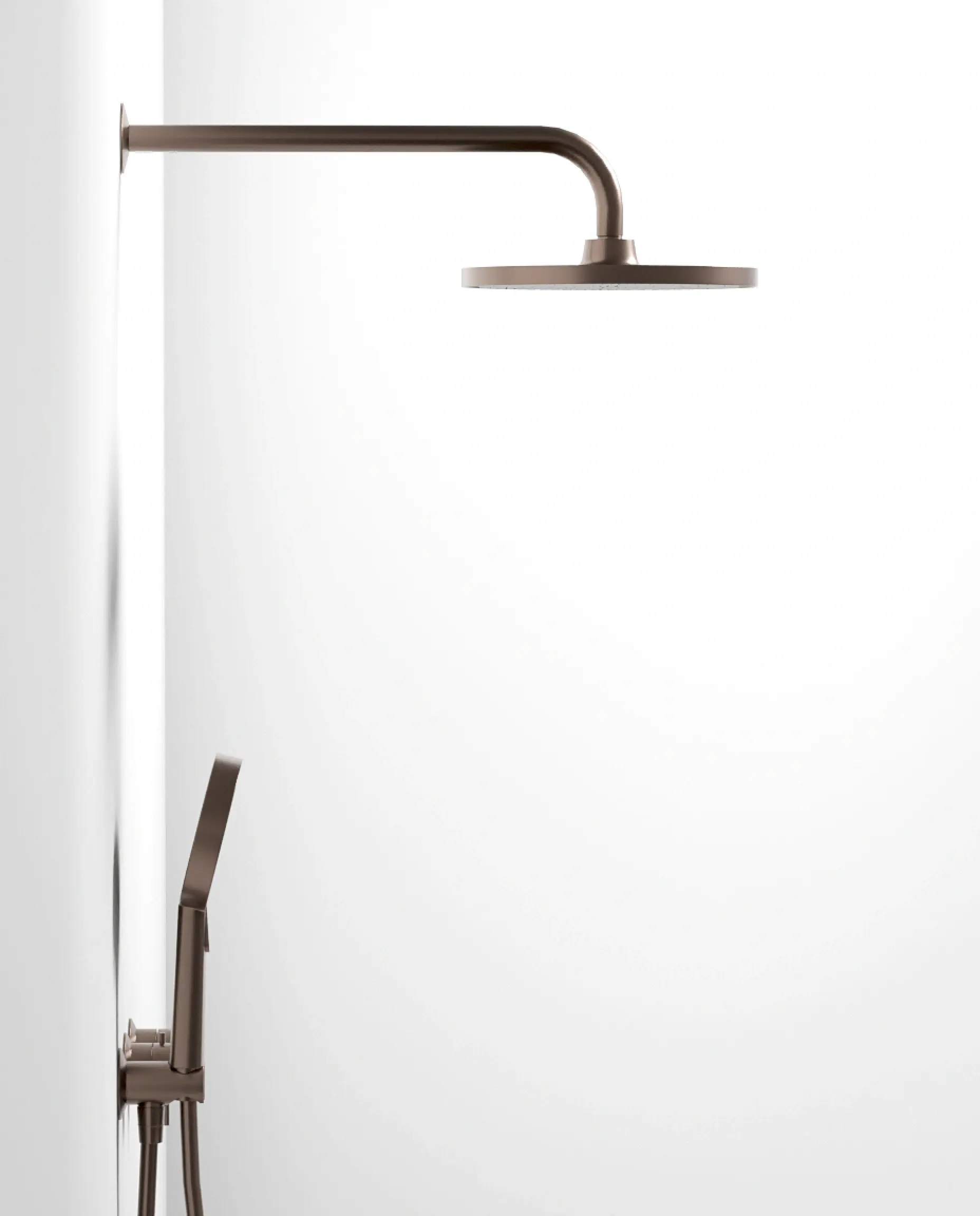 Composition mitigeur de douche encastrée, Café, Madeleine     