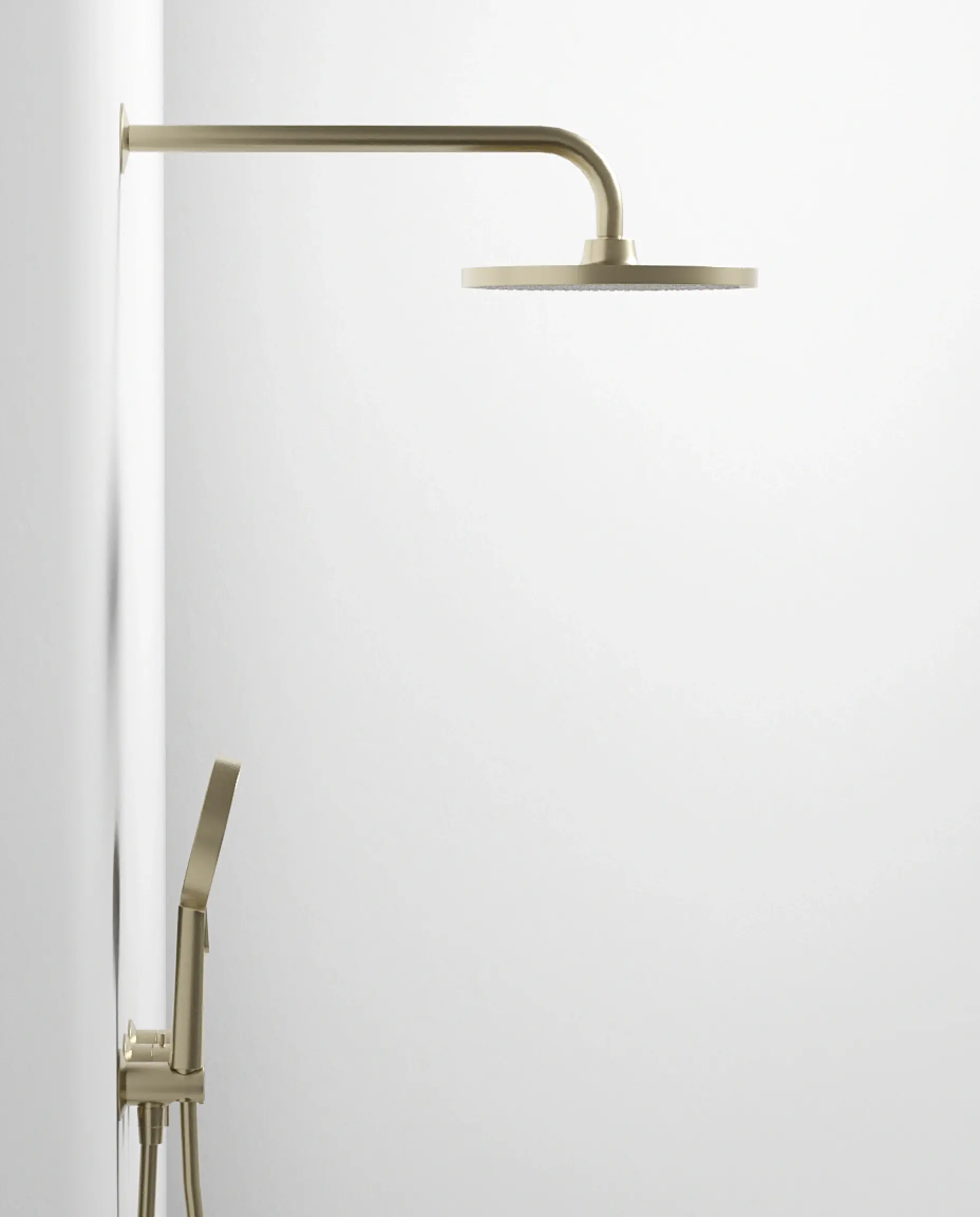Composition mitigeur de douche encastrée, Champagne, Madeleine    