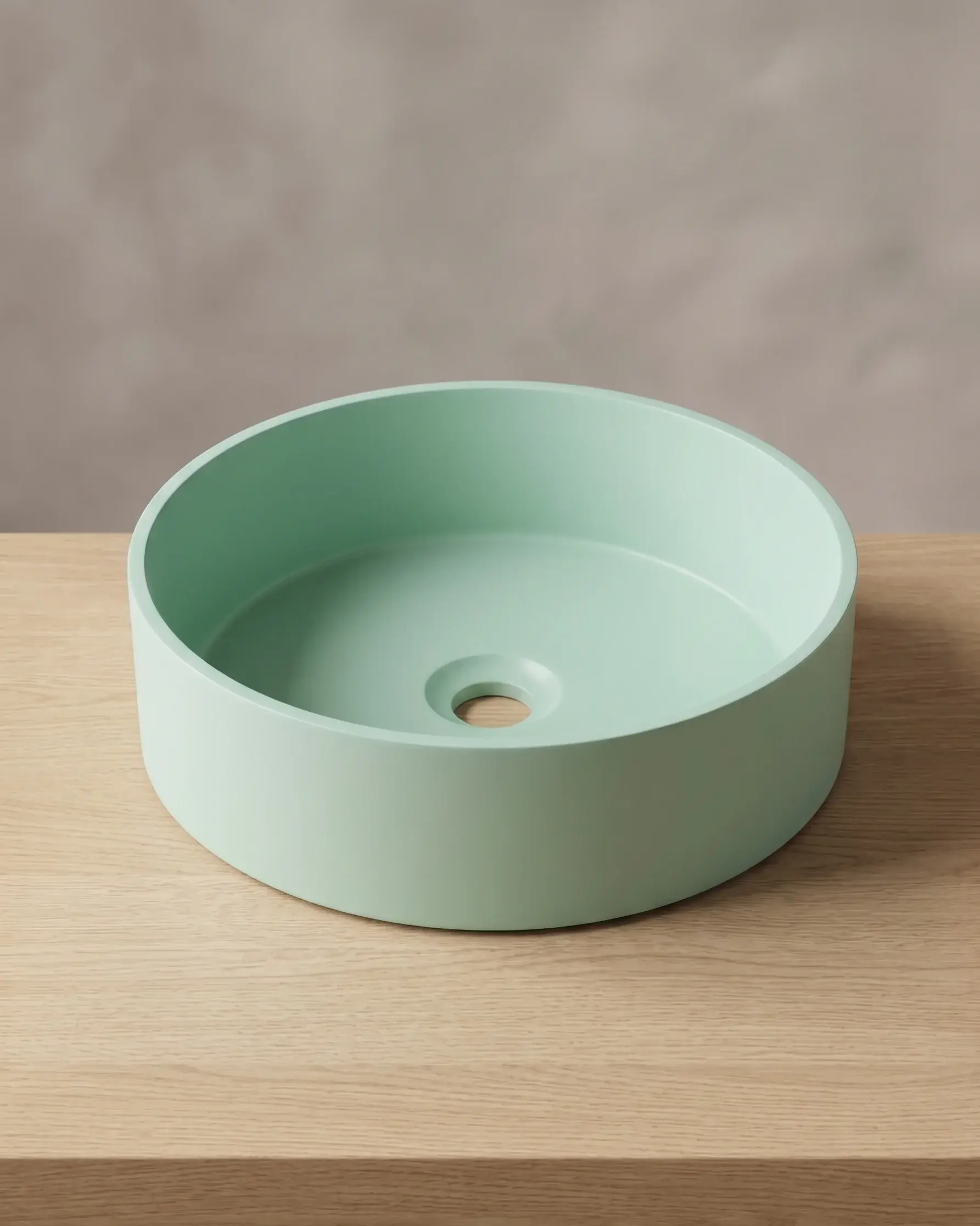 Vasque béton, 36 cm, vert clair, Boya