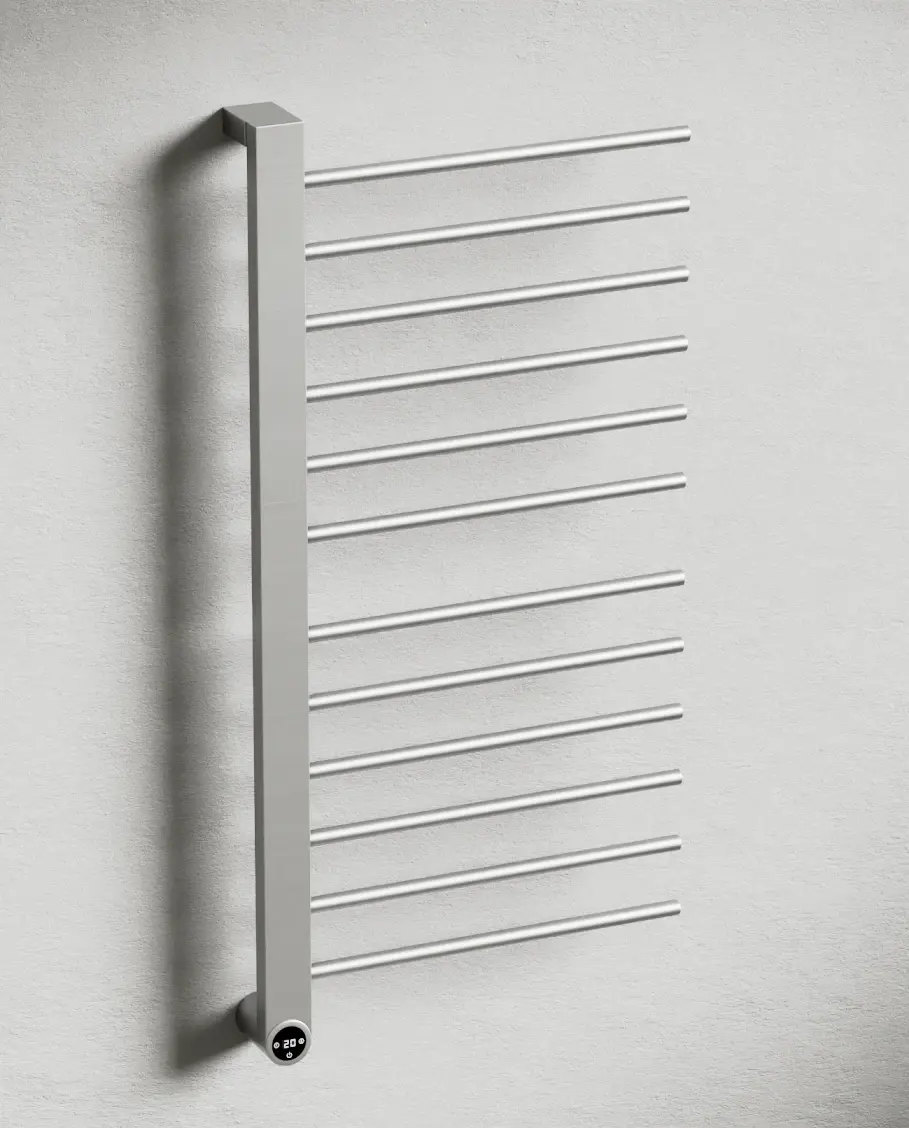 Sèche serviette 192W, Inox brossé, Calda     