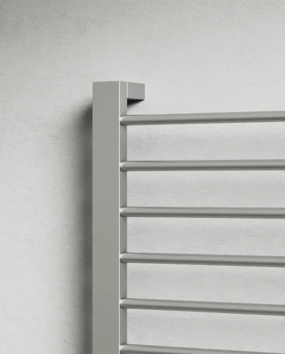 Sèche serviette 192W, Inox brossé, Calda     