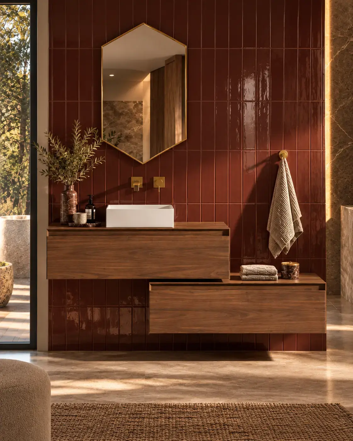 Meuble salle de bain 100 cm, Aurélien