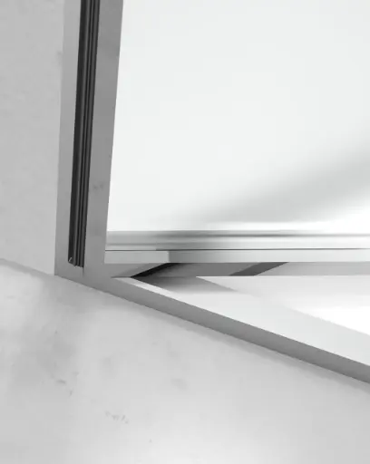Porte venus chrome ouverture interieur.webp