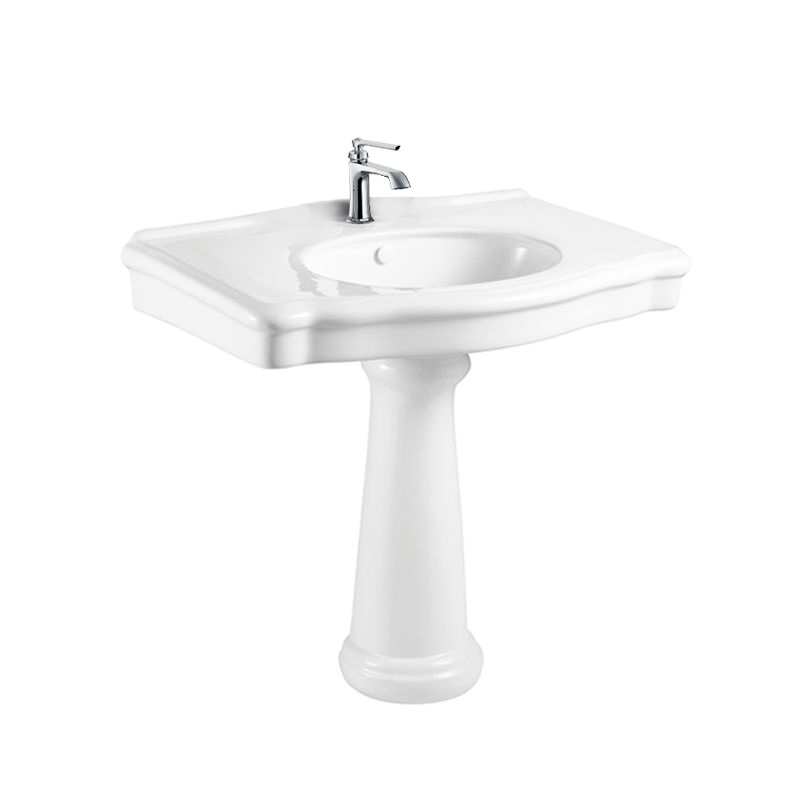 Lavabo colonne 88 cm céramique, 1920