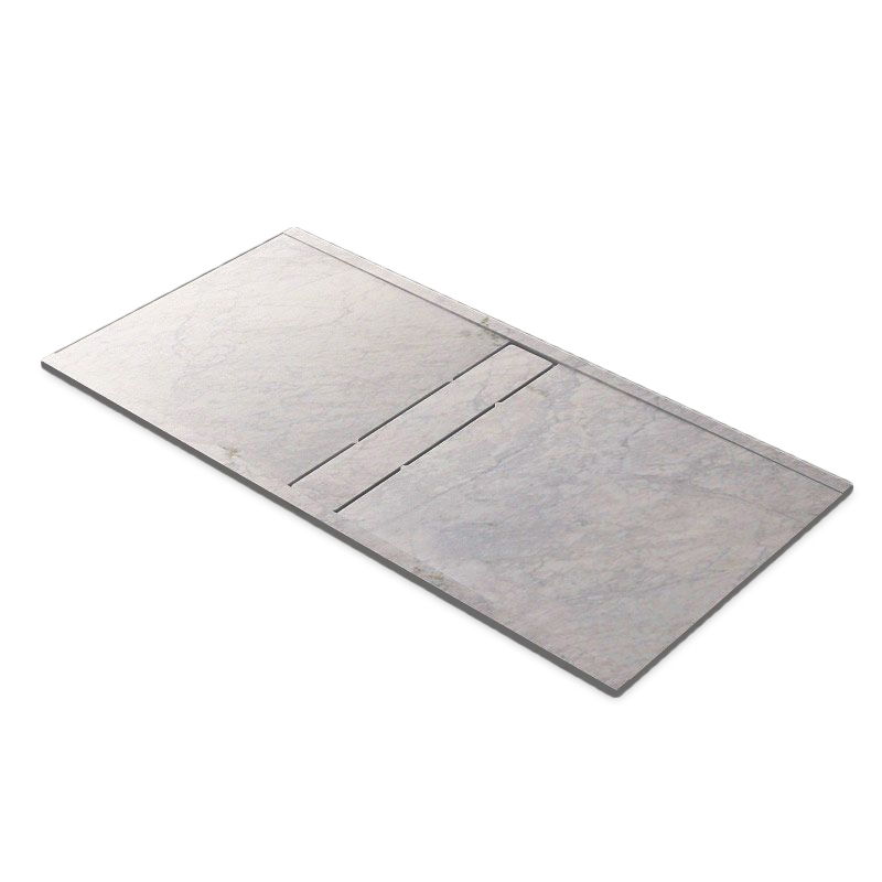 Receveur De Douche, pierre Carrara, 80x120, 140 ou 160 cm, Apolo central