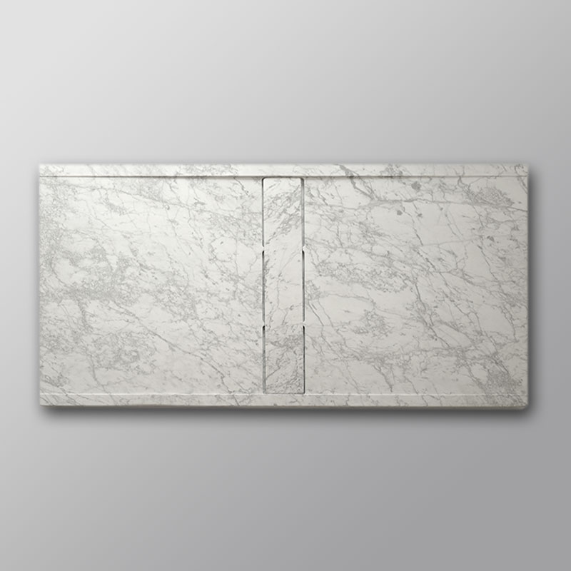 Receveur De Douche, pierre Carrara, 80x120, 140 ou 160 cm, Apolo central