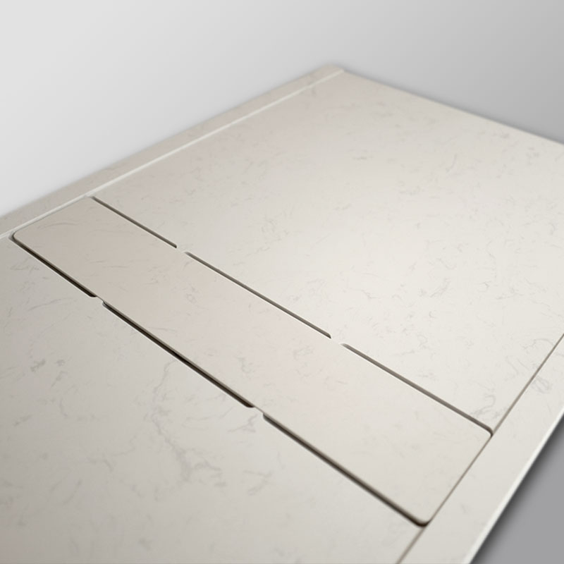 Receveur De Douche Calacata, 80x120, 140, 160 ou 200 cm, Apolo central
