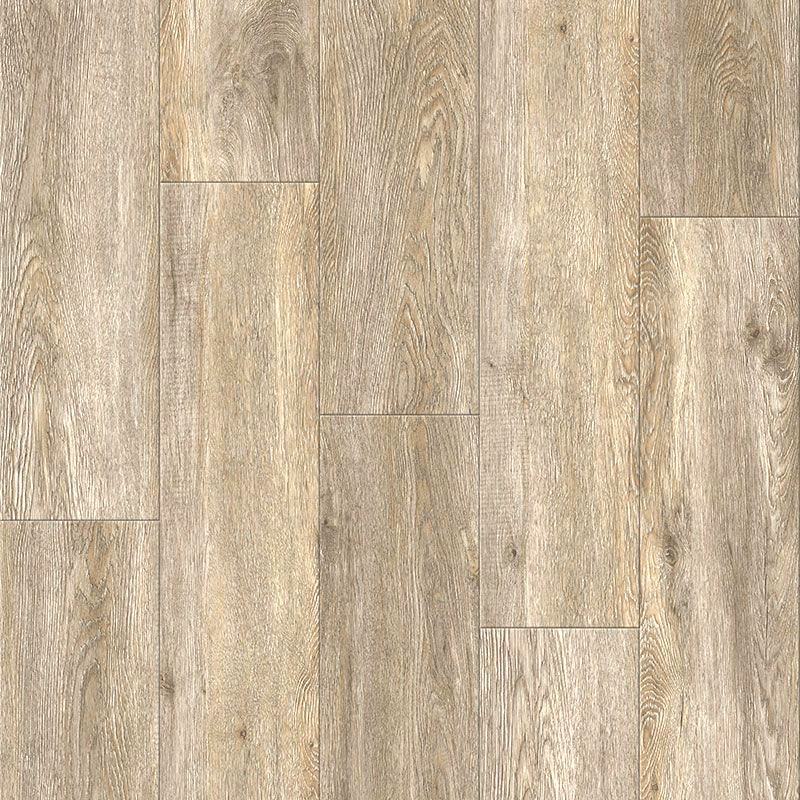 Sol PVC rigide, 18x122 cm, hydro, coloris Naturel, Aquafloor