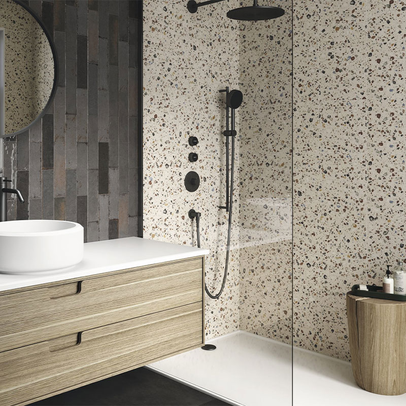 Carrelage sol et mur, 60x60 Argillae Coccio Mix