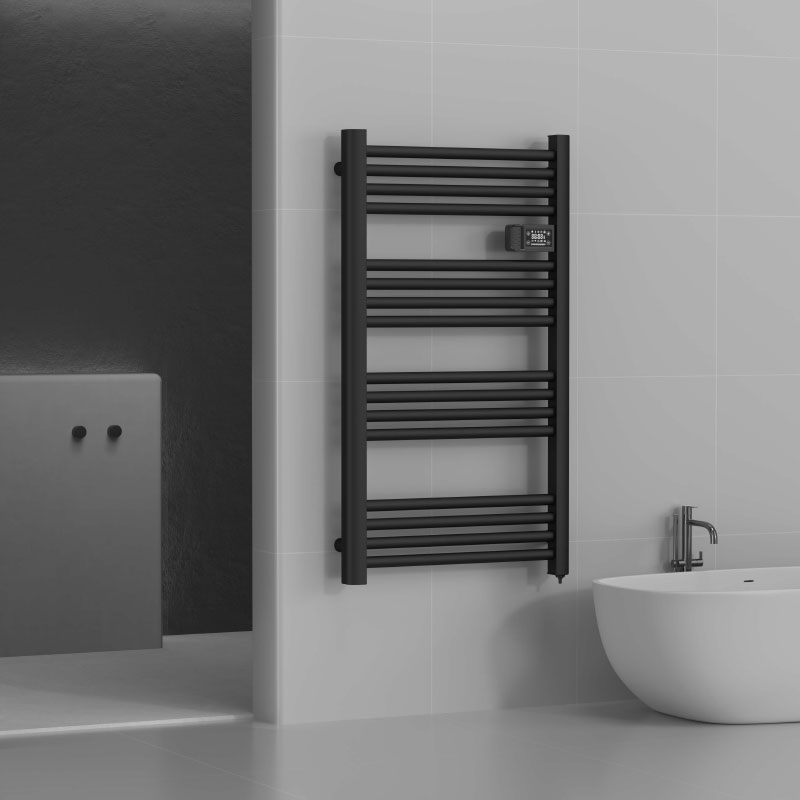 Sèche-Serviettes électrique, 96x54 cm, 500W, Noir, Arrow