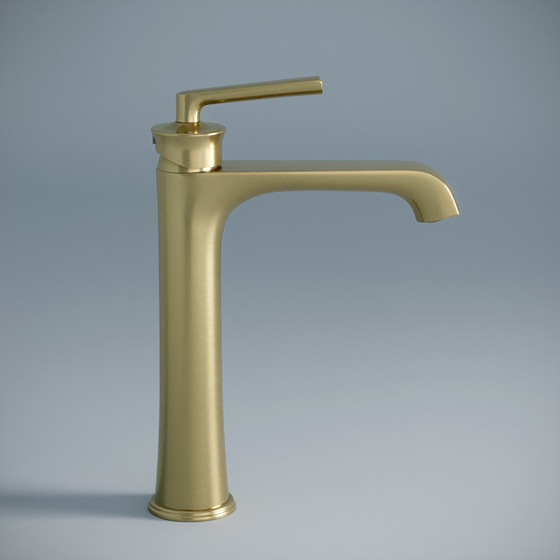 Robinet Mitigeur Lavabo Haut, Art Déco, 2 couleurs