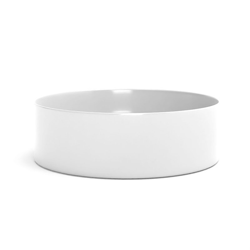 Vasque à poser ronde Ø 35, blanc brillant Art