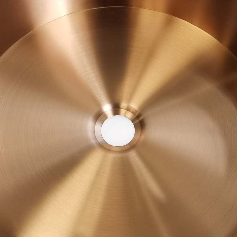 Vasque à poser Ø40 cm, ronde en inox, bronze brossé, Art