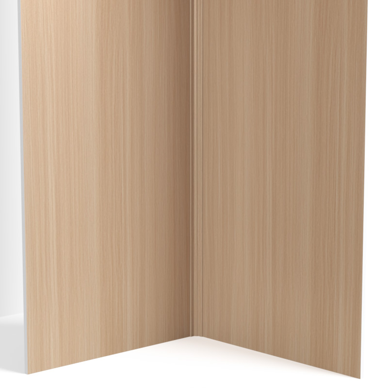 Cornière rentrante pour B'Wall ®esin-Wood, chêne clair