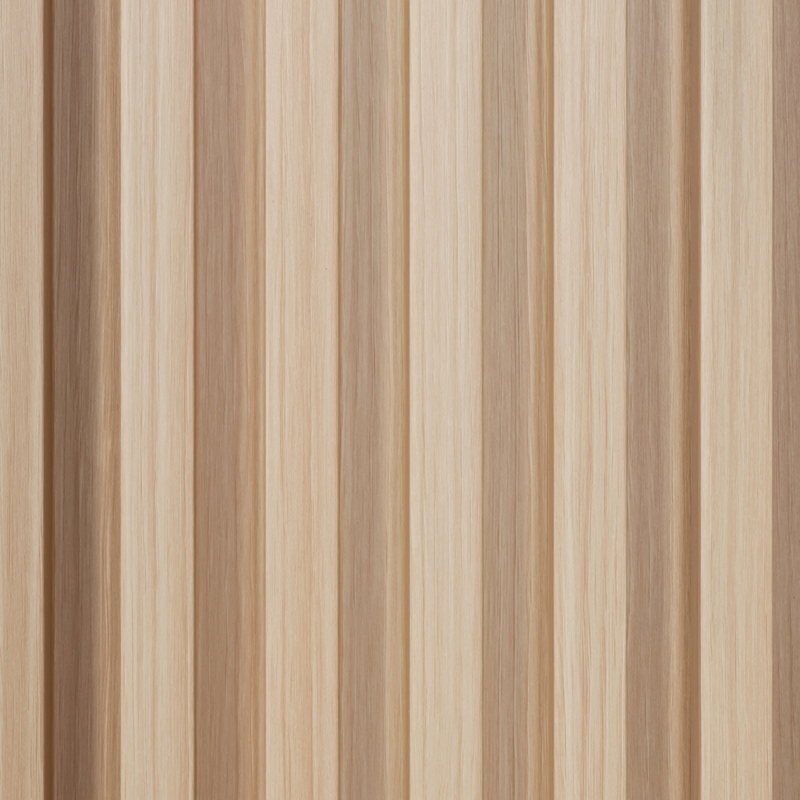 Revêtement mural 17x240 cm, rainures chêne clair, B'Wall ®esin-Wood