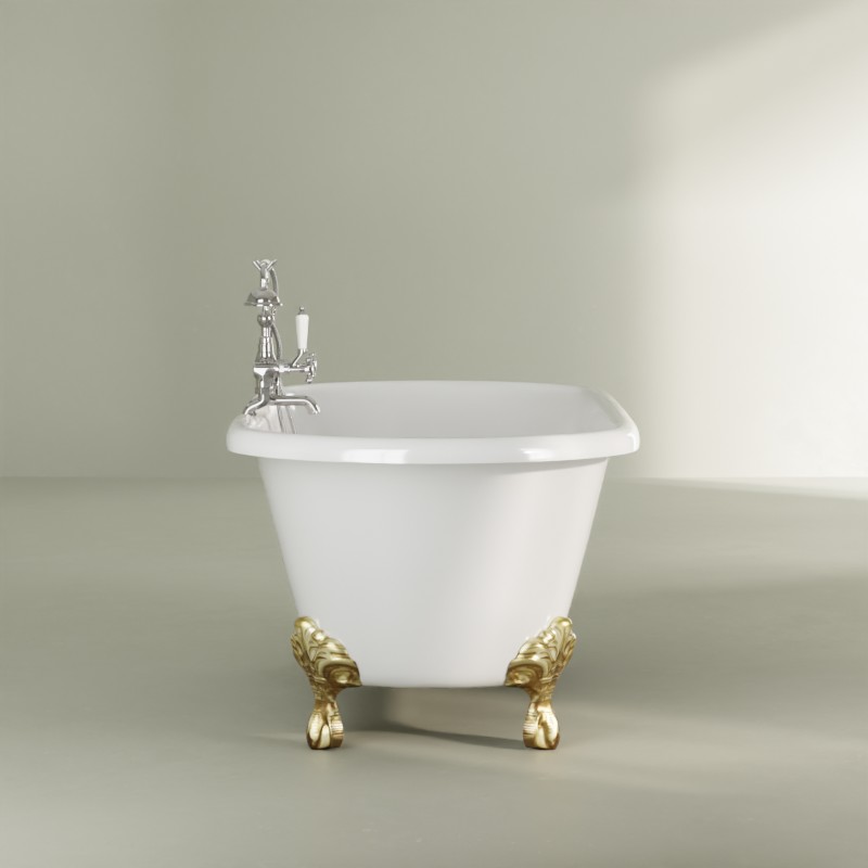 Baignoire îlot en fonte, 170x77 cm, Liverpool