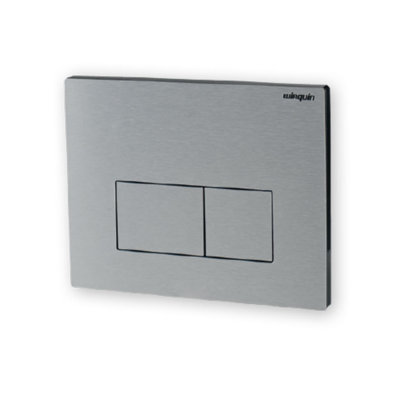 Pack bati-support compact WIRQUIN + plaque alu brossé + kit de liaison