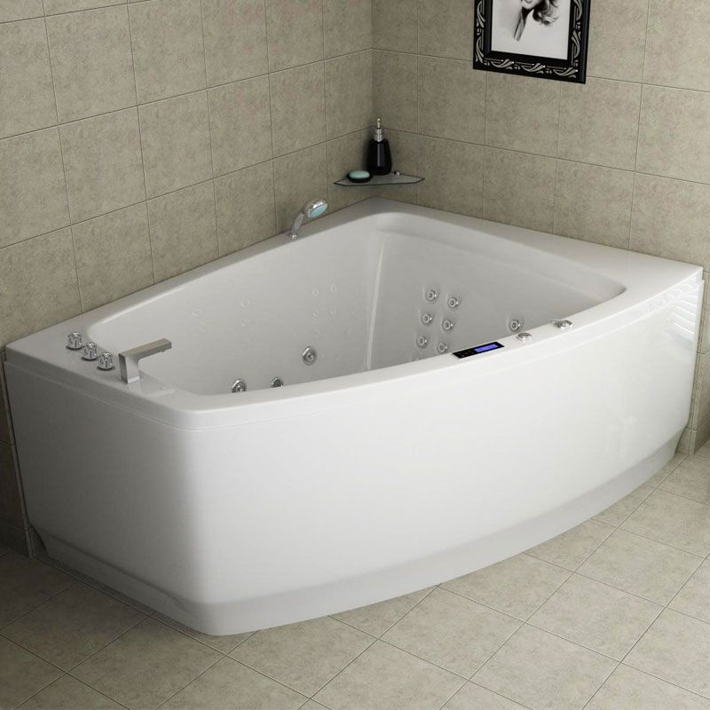 Caleca, baignoire balnéo asymétrique, 180x140 cm, droite