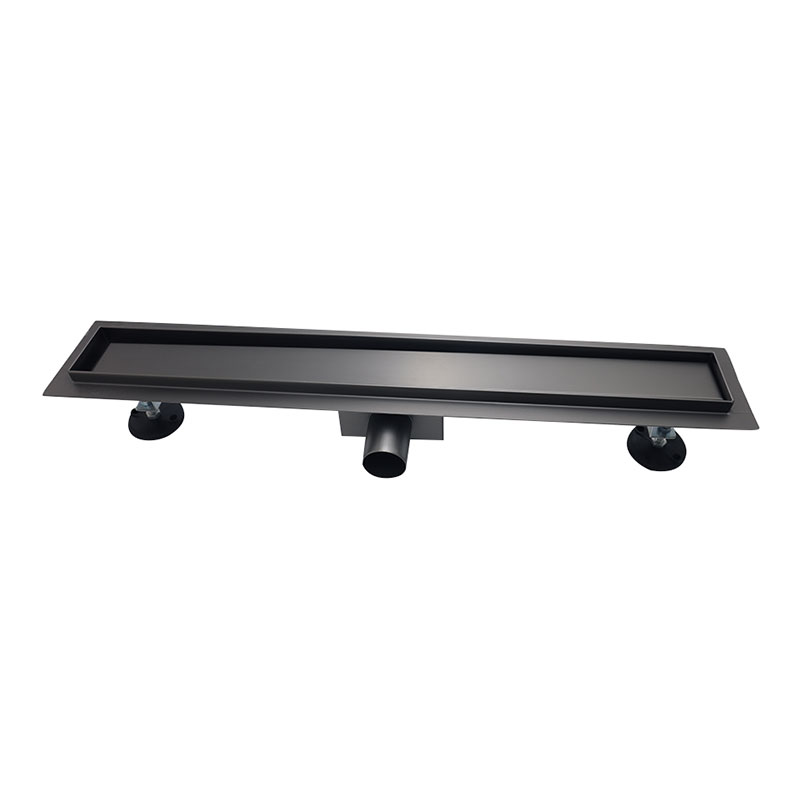 Caniveaux de douche 70 ou 80 cm, Noir brossé