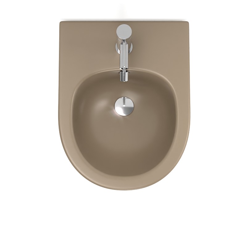 Bidet Suspendu, 48x37, Cappuccino mat, Celia