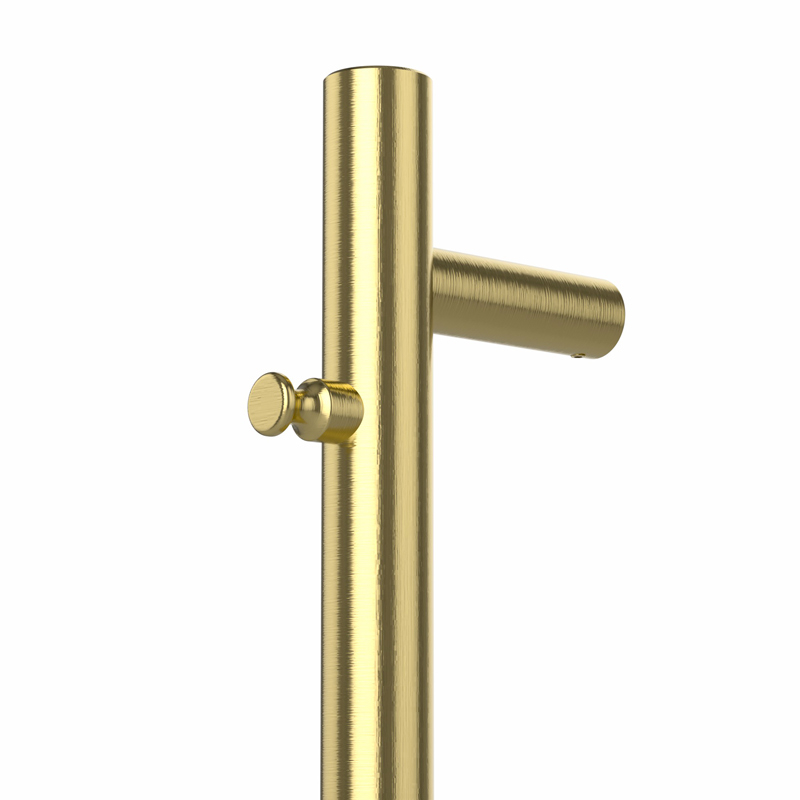 Chauffe serviette électrique 75W 145X32  Doré Mat, Châtelet
