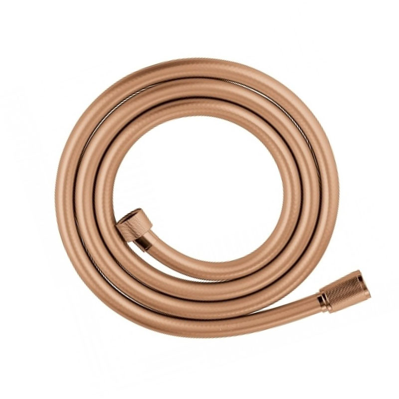 Colonne de douche avec mitigeur thermostatique, Ø25cm, doré rose brossé, Châtelet