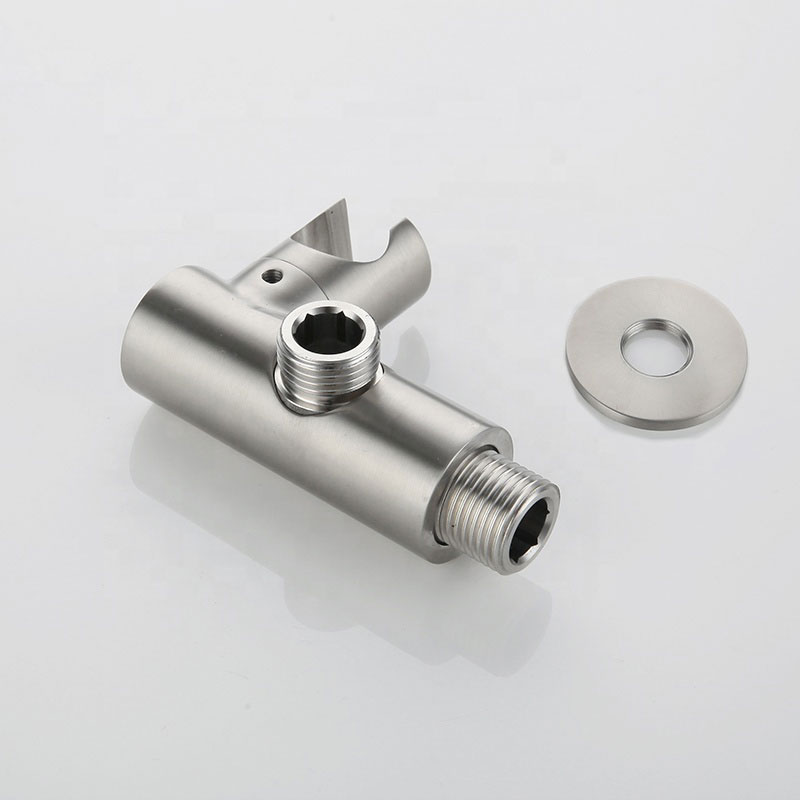 Pack mitigeur bain-douche à encastrer, inox brossé, 2 sorties, Châtelet