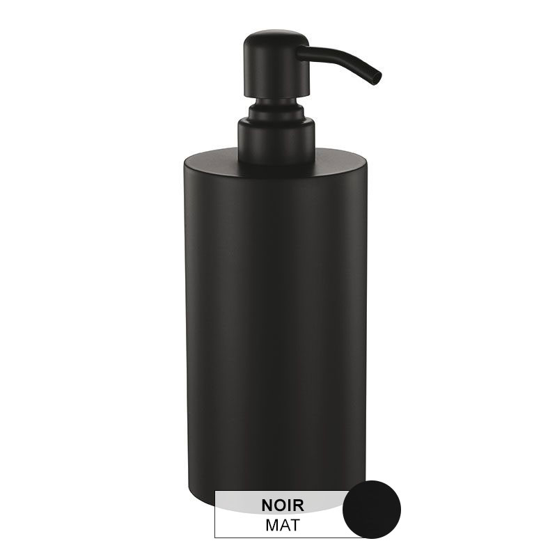Distributeur de savon à poser, noir mat, Châtelet