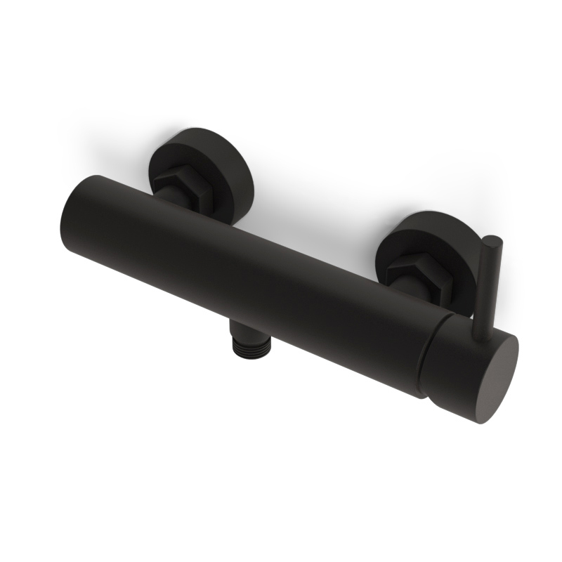Robinet mitigeur de douche noir mat, Châtelet III