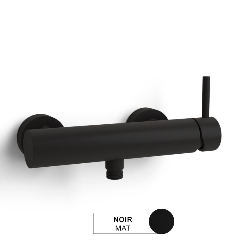 Robinet mitigeur de douche noir mat, Châtelet III