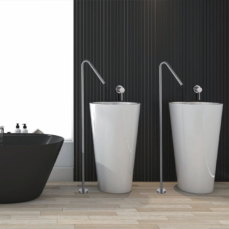 Robinet mitigeur lavabo sur pied, Châtelet, 5 couleurs