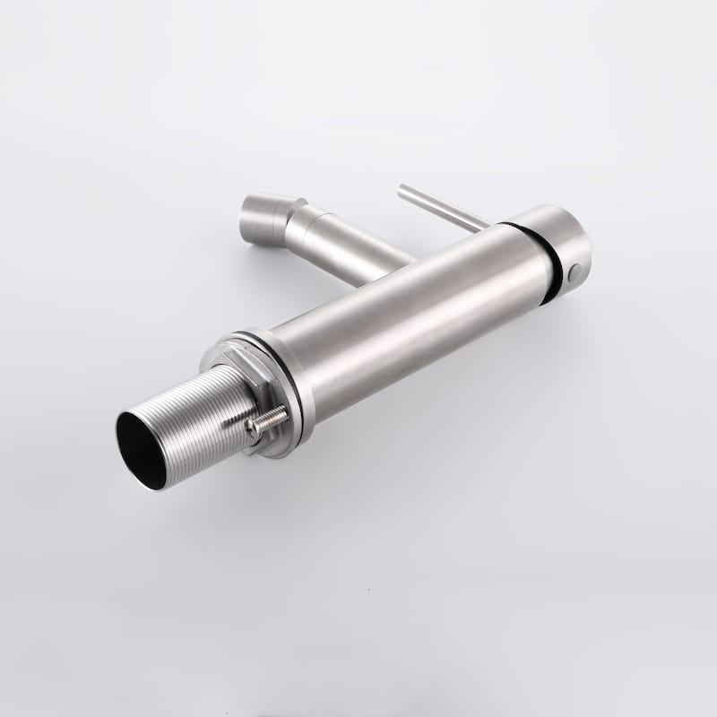 Robinet mitigeur bidet inox brossé, Châtelet III