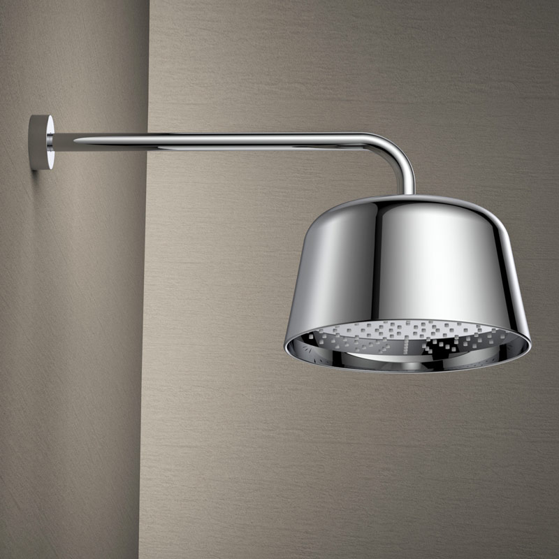 Pomme de douche murale, ⊘ 26,5 cm, Chrome
