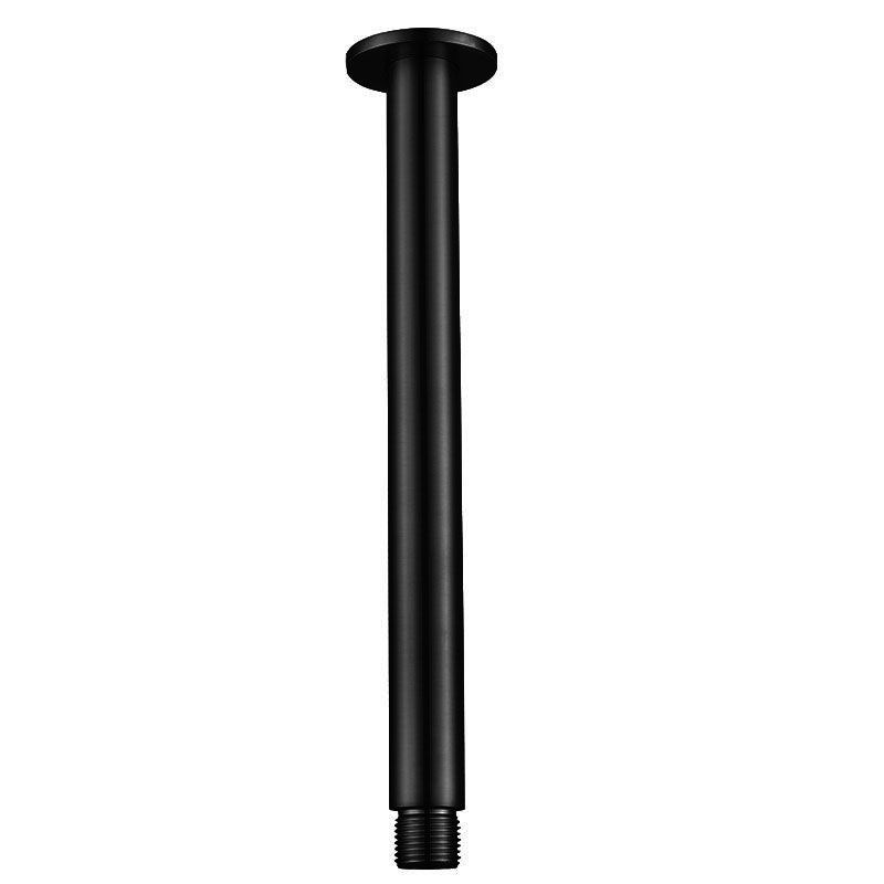 Composition mitigeur bain-douche thermostatique encastré noir brossé, Châtelet