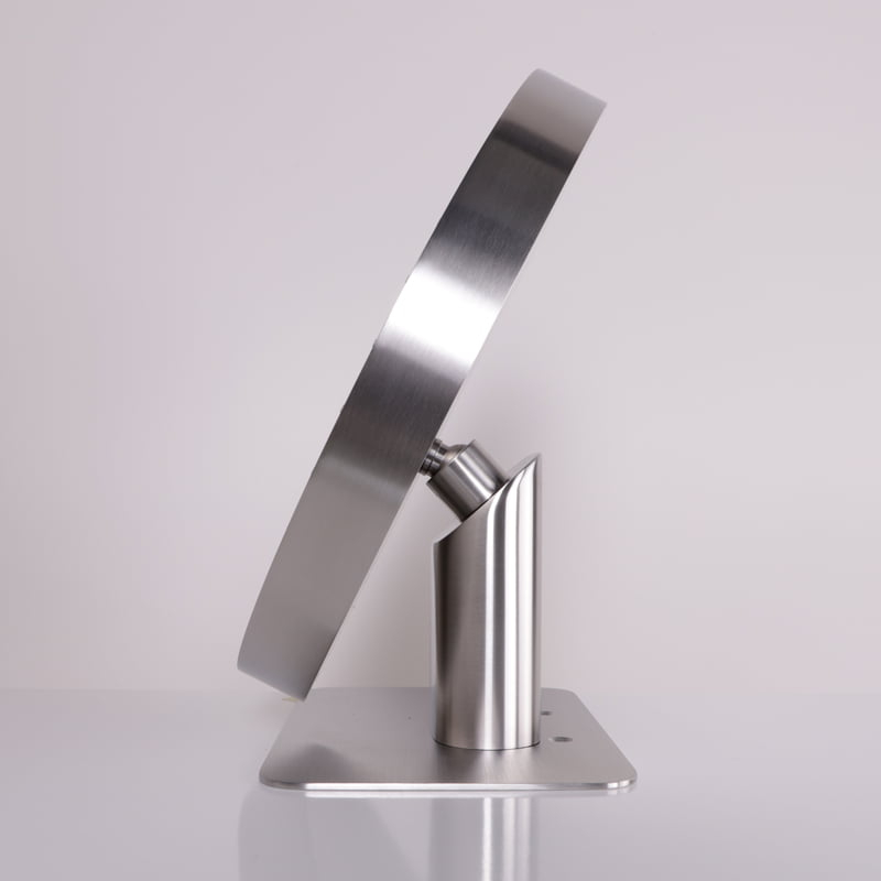 Douche thermostatique, ciel de douche rond et douches épaules, inox brossé Châtelet