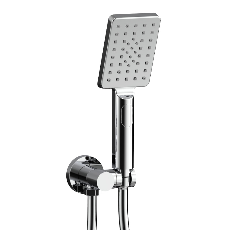 Douche thermostatique, ciel de douche carré et douches épaules, chromé Châtelet