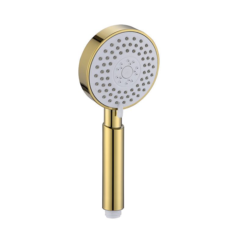 Composition bain-douche thermostatique avec ciel de pluie encastré doré brossé, Châtelet