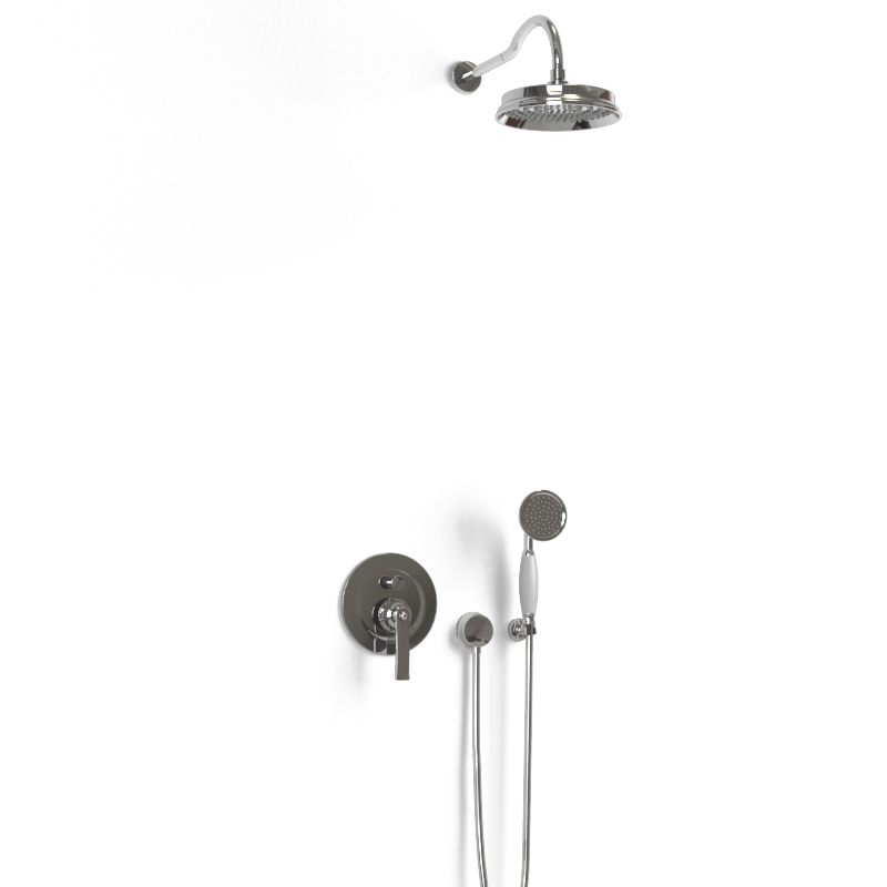 Composition de douche mitigeur chromée, Liberty
