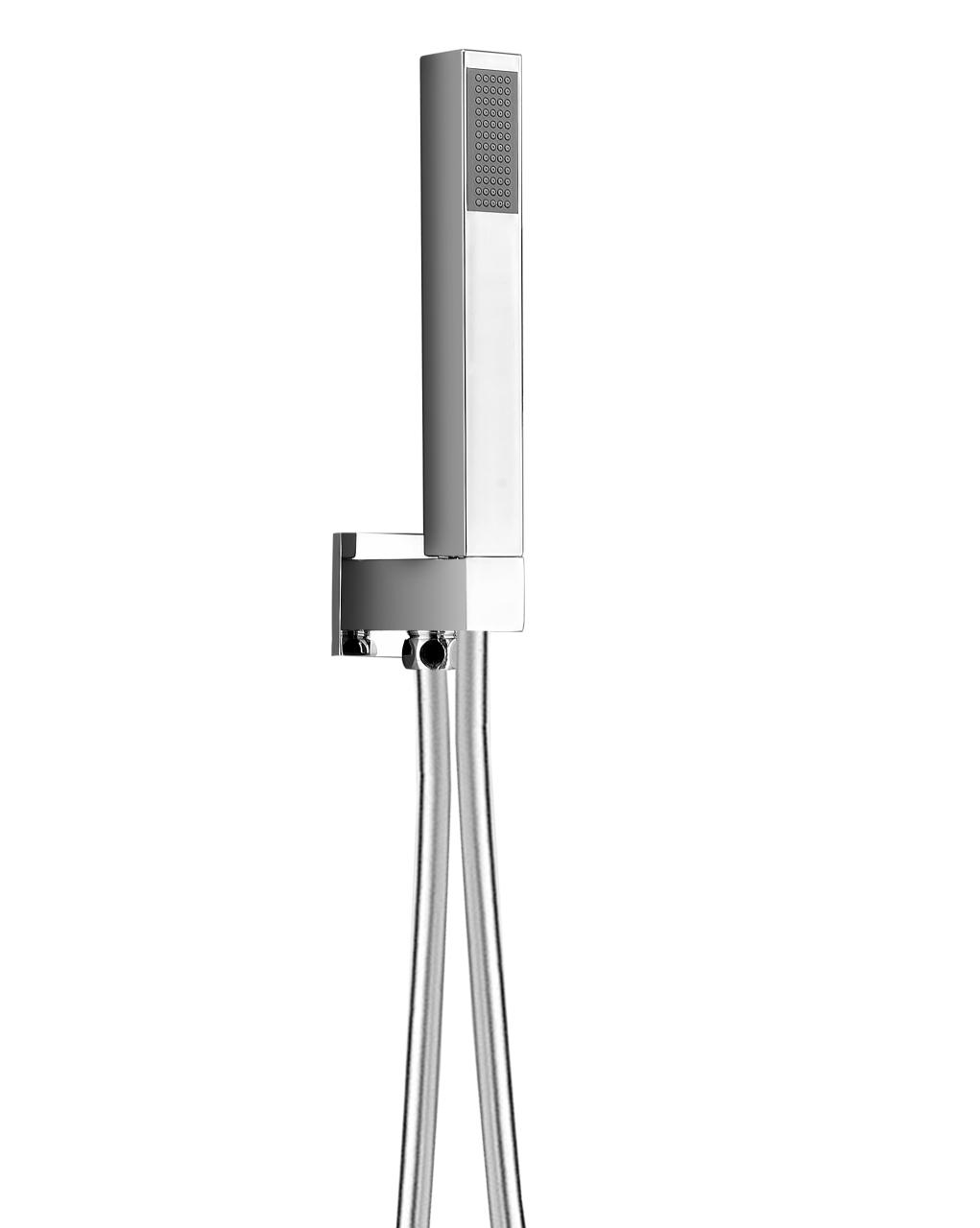 Ensemble mitigeur et set de douche, Marbre Blanc, Infinity Elements