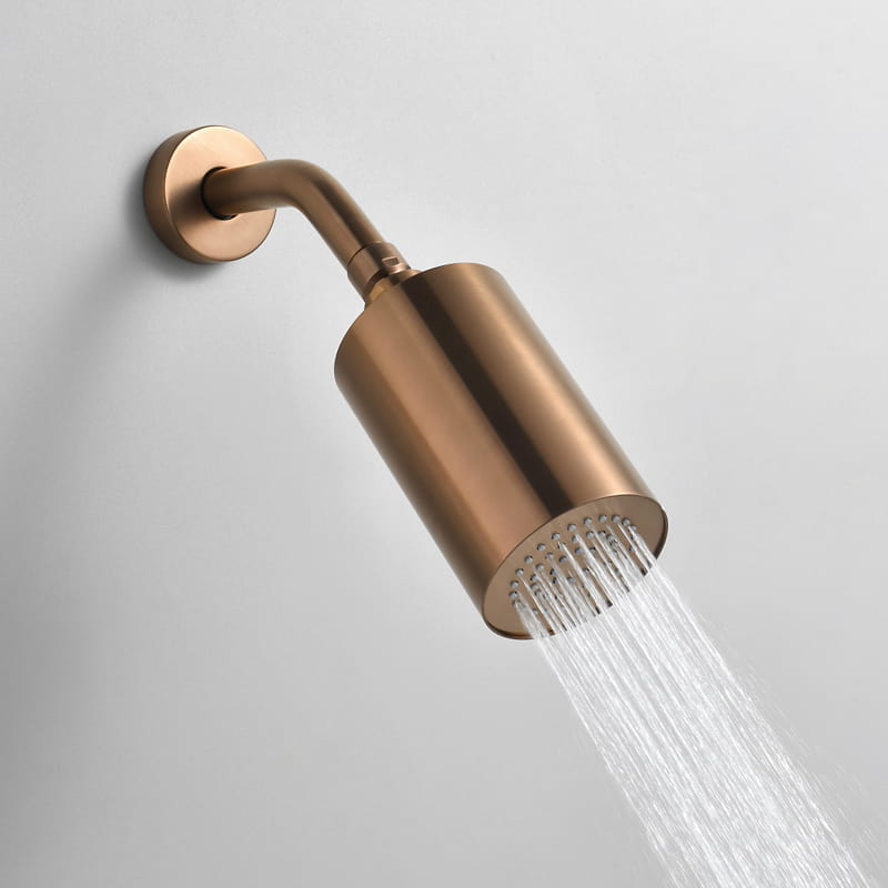 Douche thermostatique, douche épaule, doré rose brossé, Châtelet