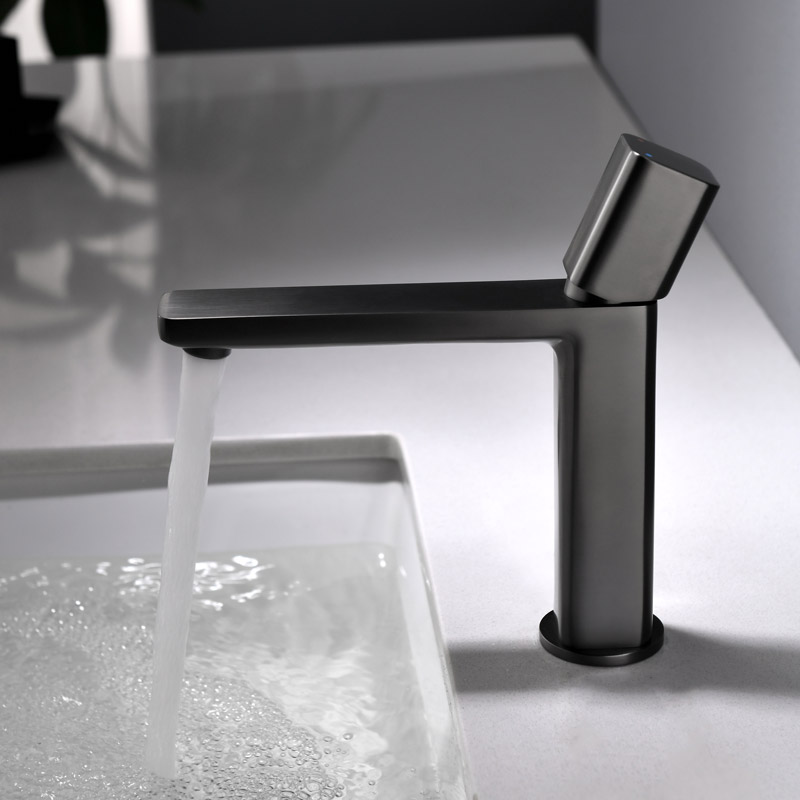 Deauville, Mitigeur Lavabo Gun Métal Brossé