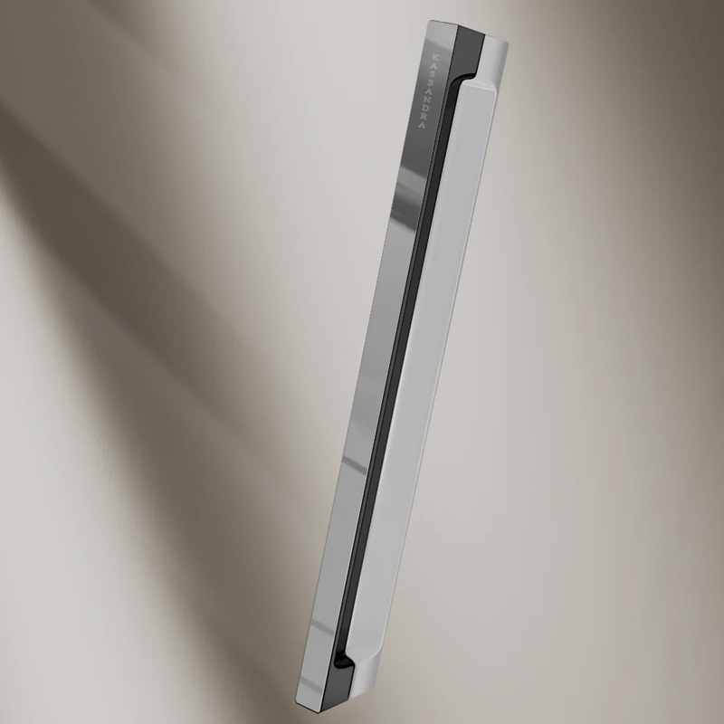 Porte de douche coulissante sur mesure, de 106 à 182.6cm, profilé Chromé, Delta