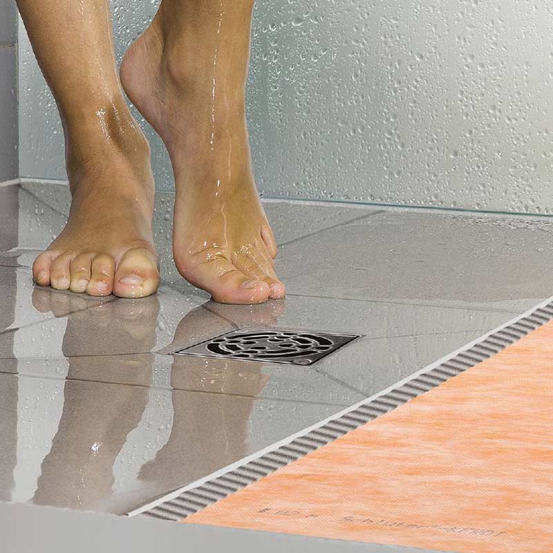 Receveur de douche à carreler 140x90 cm redécoupable, Doccia square