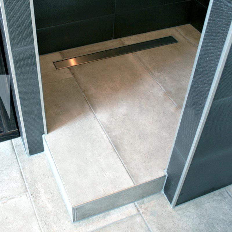 Receveur de douche à carreler 120x90 cm redécoupable, Doccia lineare
