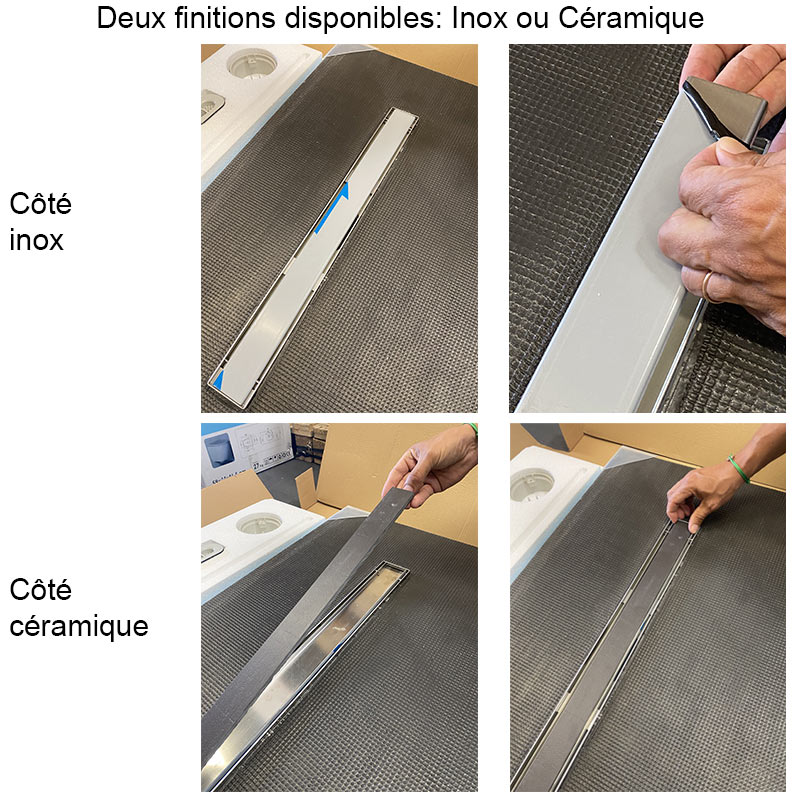 Receveur de douche à carreler 200x100 cm redécoupable, Doccia lineare